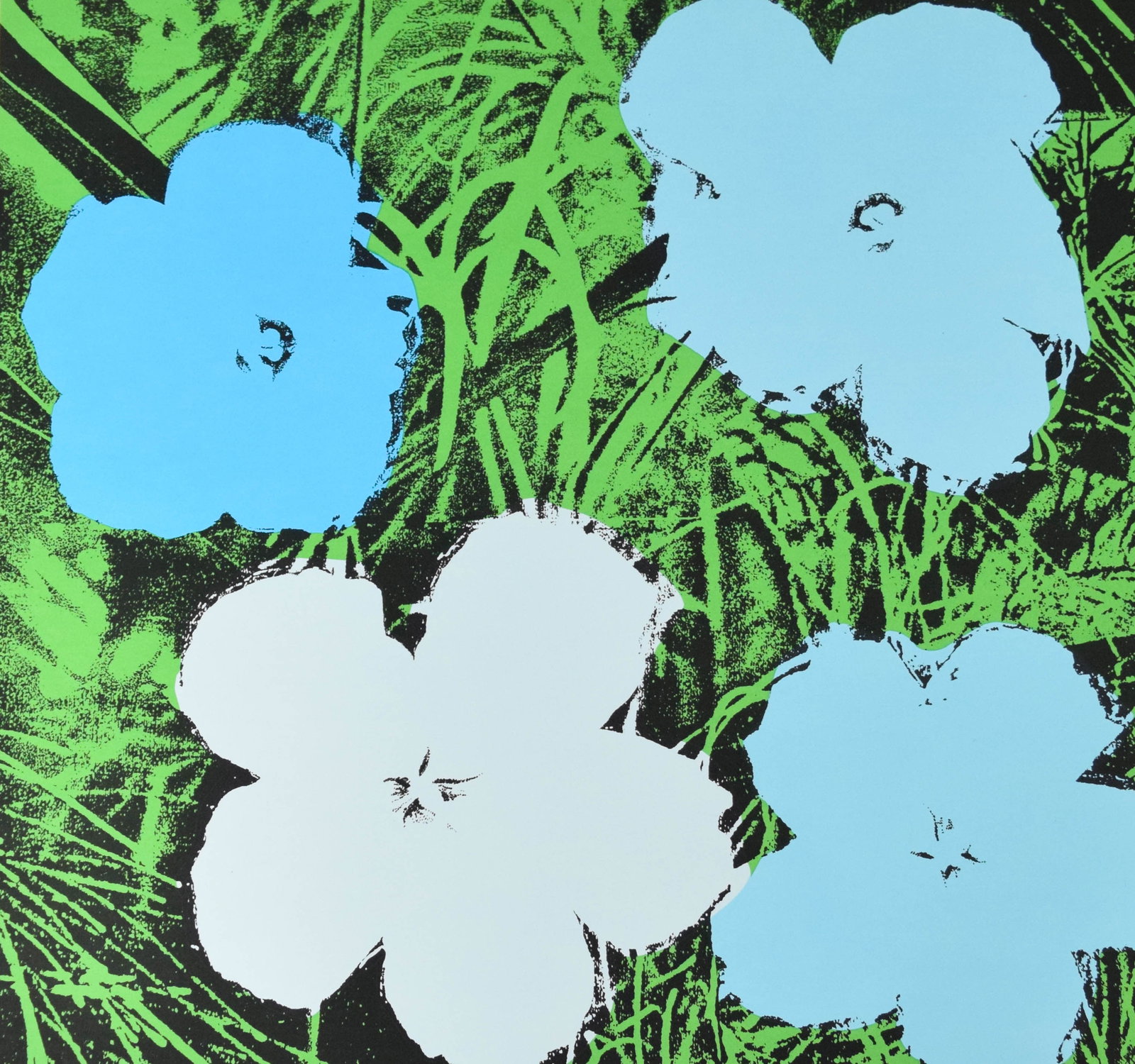 After Andy Warhol Serigraph Flowers Nouvelles Images (1 of 8)