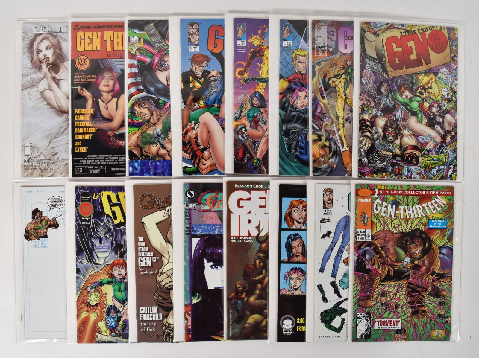 17 J. Scott Campbell Image Comics Gen 13 Variant Comic Books (1 of 3)