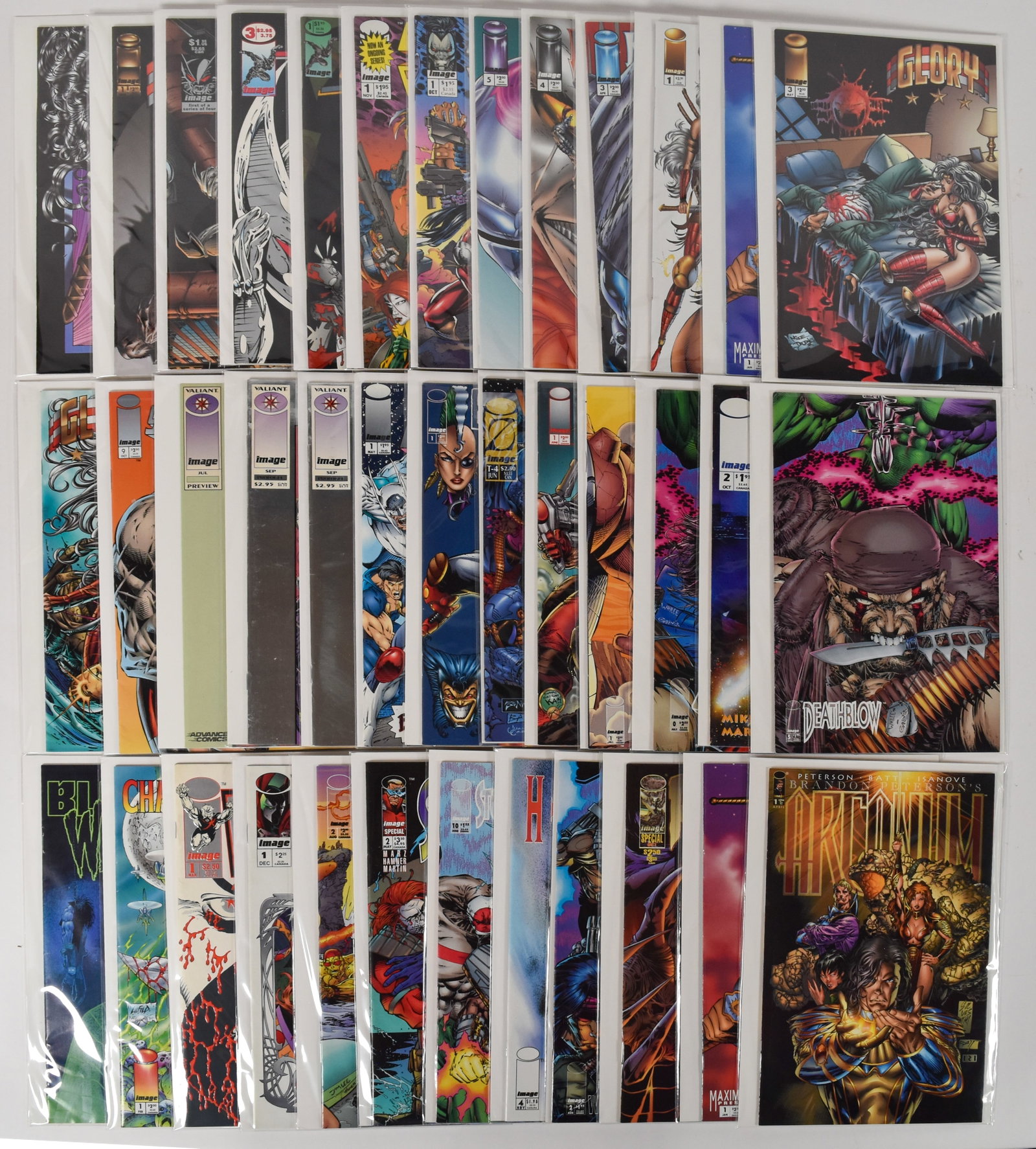 38 Image and Valiant 1990s Paper Comic Books Including Angela 1 (1 of 5)