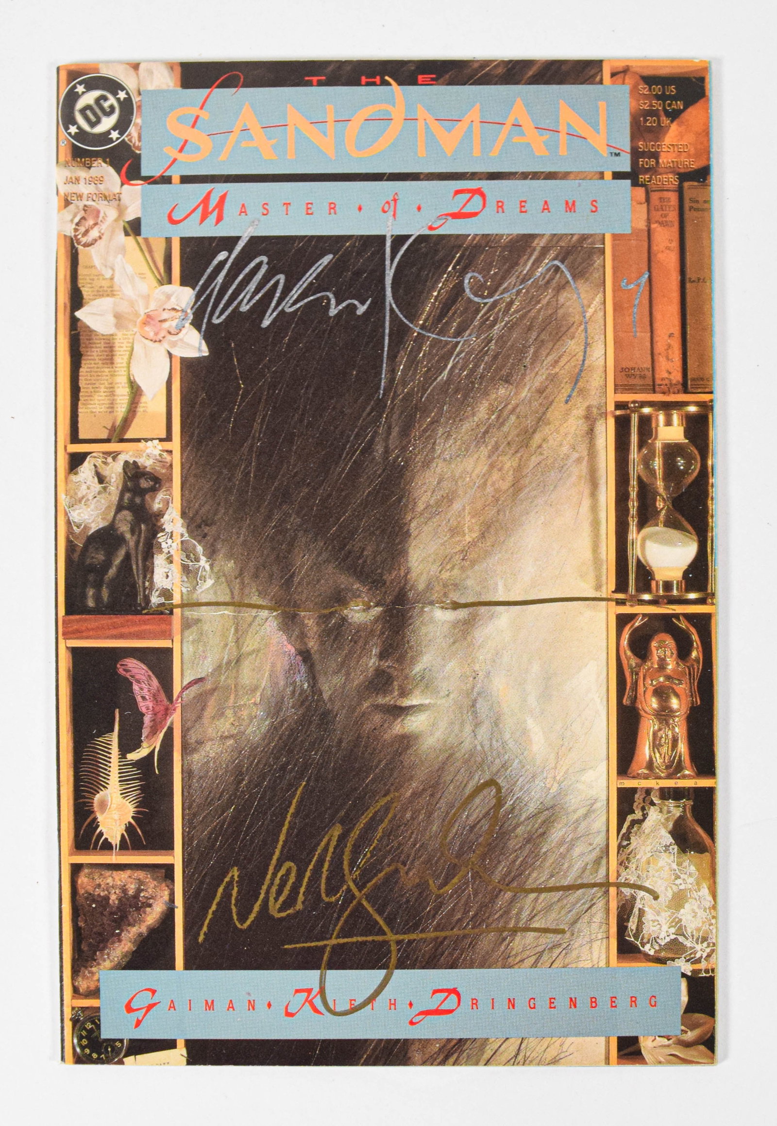 DC Comics The Sandman 1 Signed by Neil Gaiman and Sam Kieth (1 of 8)