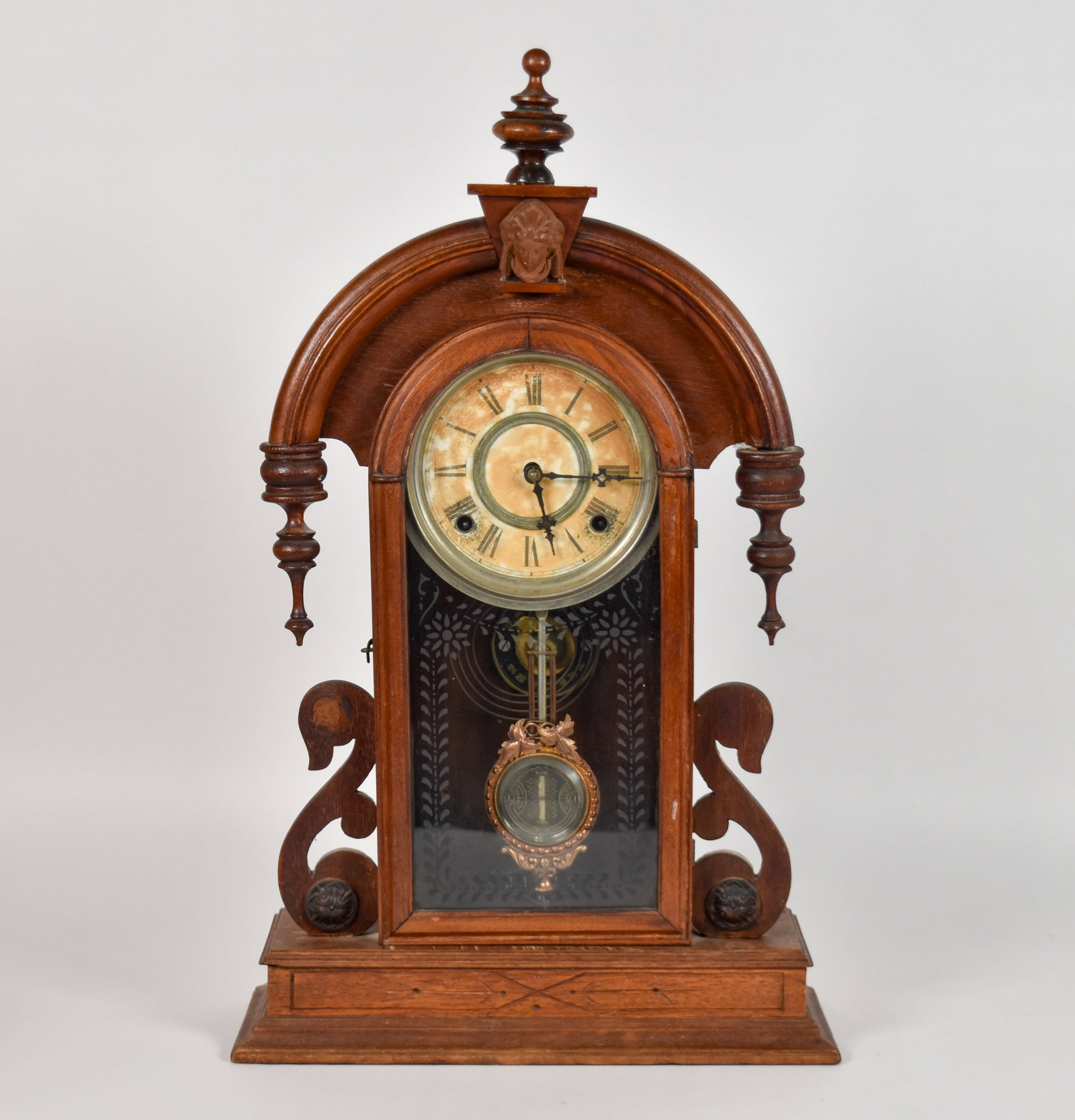 F. Kroeber Victorian Walnut Parisian Mantel Clock (1 of 20)