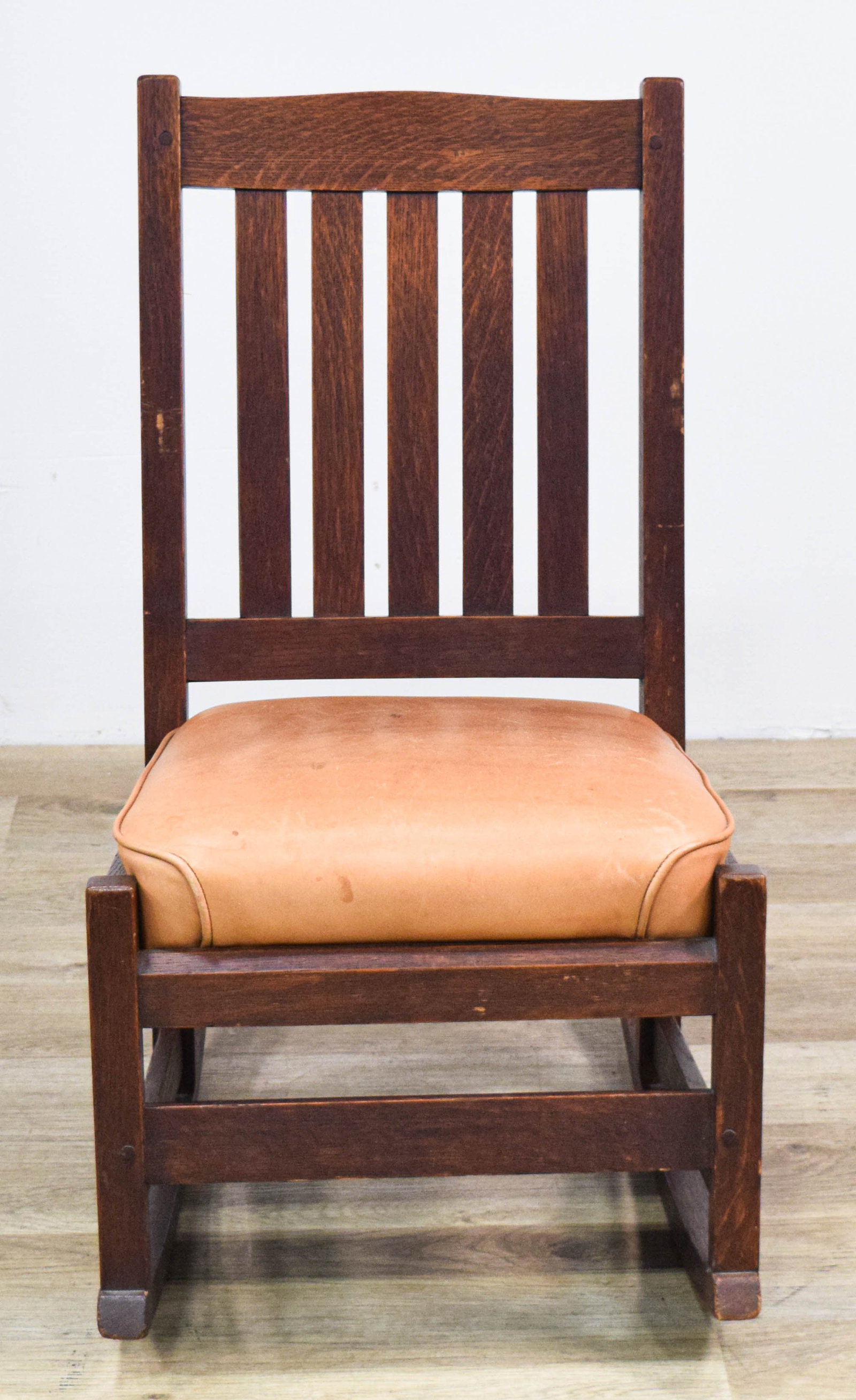 Mission Style Quarter Sawn Oak Sewing Rocker (1 of 11)