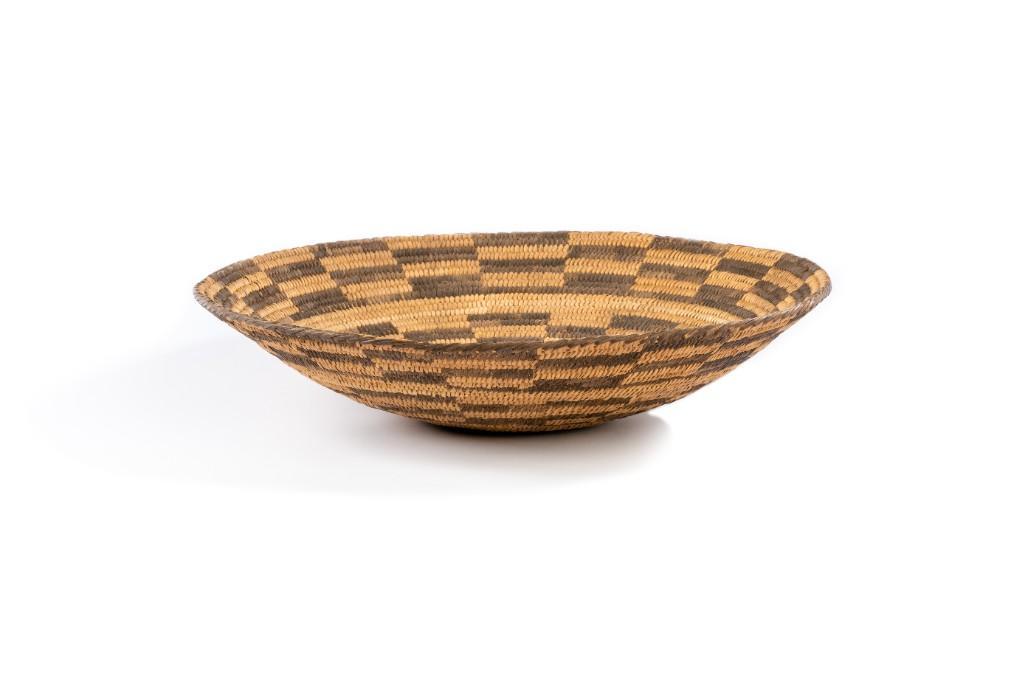Pima Coiled Basketry Tray (1 of 2)