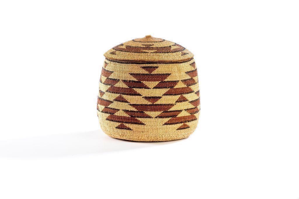Northern California Lidded Overlay Twined Trinket (1 of 5)