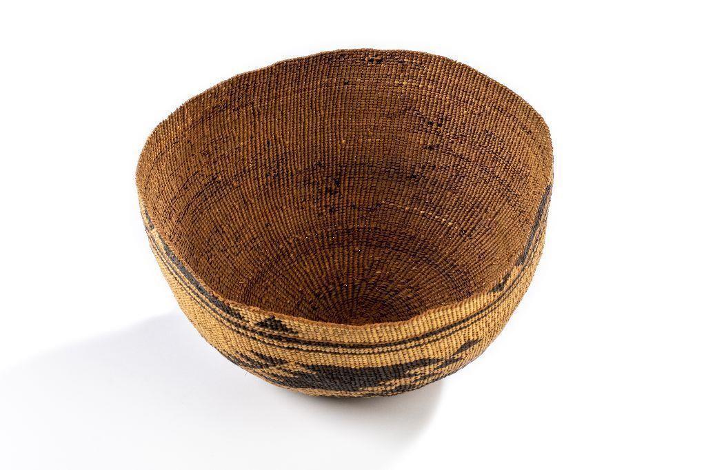 Northern California Twined Basketry Cap (1 of 3)