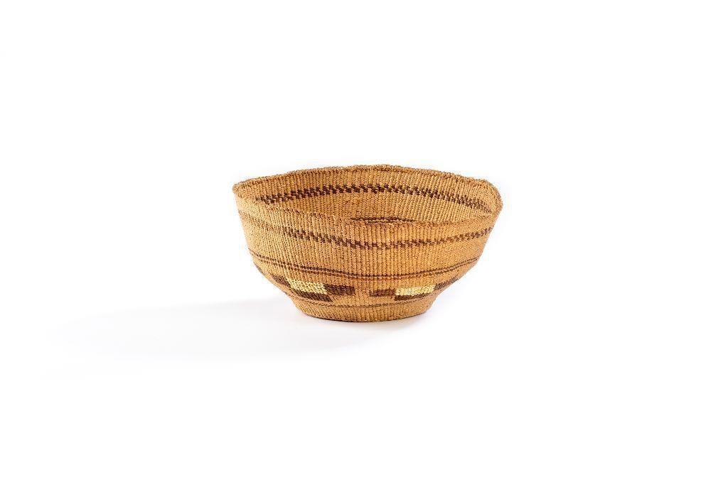 Northern California Twined Basketry Cap (1 of 3)
