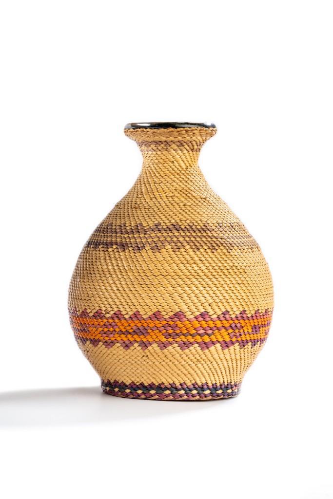 Lot of Two Woven Jar Covers (1 of 4)