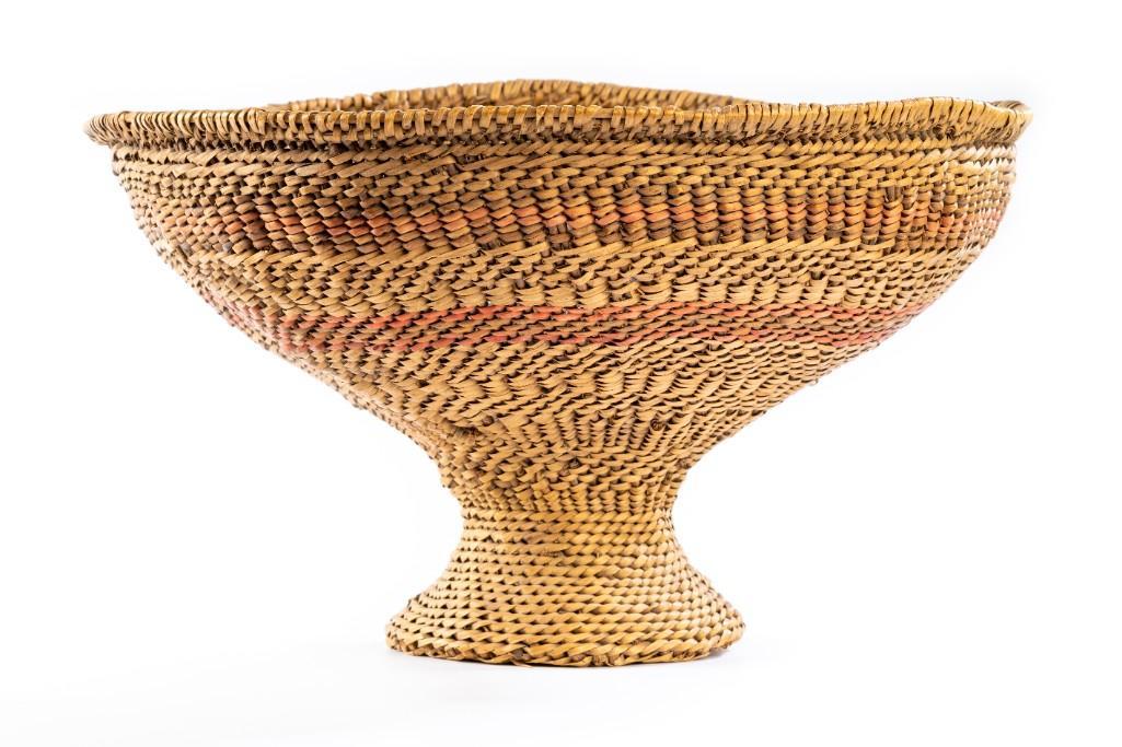 Footed Basketry Bowl, Possibly Alaskan Eskimo (1 of 4)