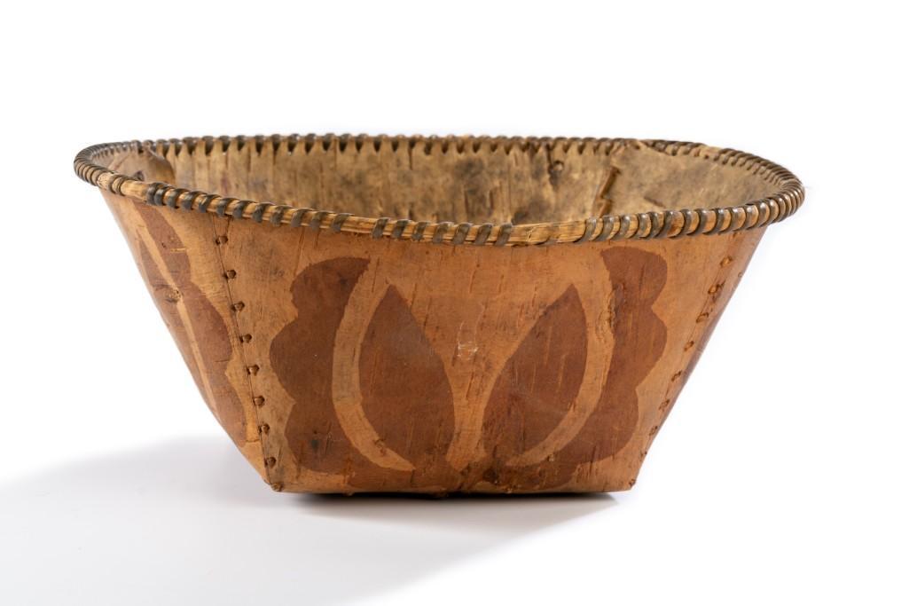 Northeast Woodlands Birch Bark Winnowing Tray (1 of 4)