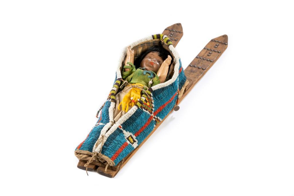Plains Beaded Cradleboard Model (1 of 3)