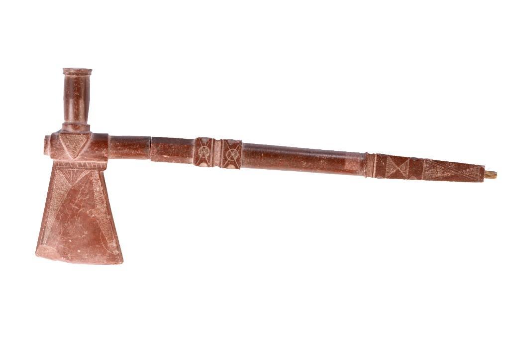 Catlinite Pipe Tomahawk (1 of 4)