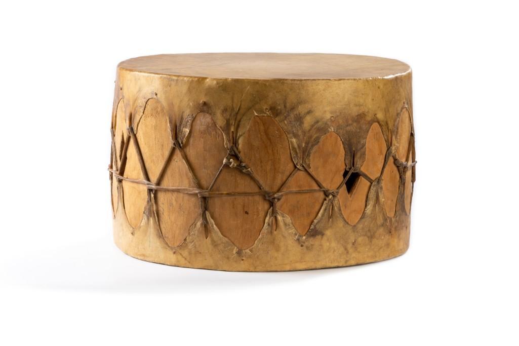 Plains  Hide and Wood Drum (1 of 3)