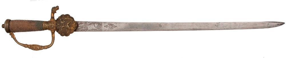 German Hunting Sword with Shagreen Grip (1 of 6)