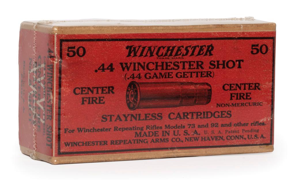 Winchester Shot Game Getter: .44 caliber shot for a Marbles Game Getter. **Box is sealed and in almost mint condition.** $350-$700