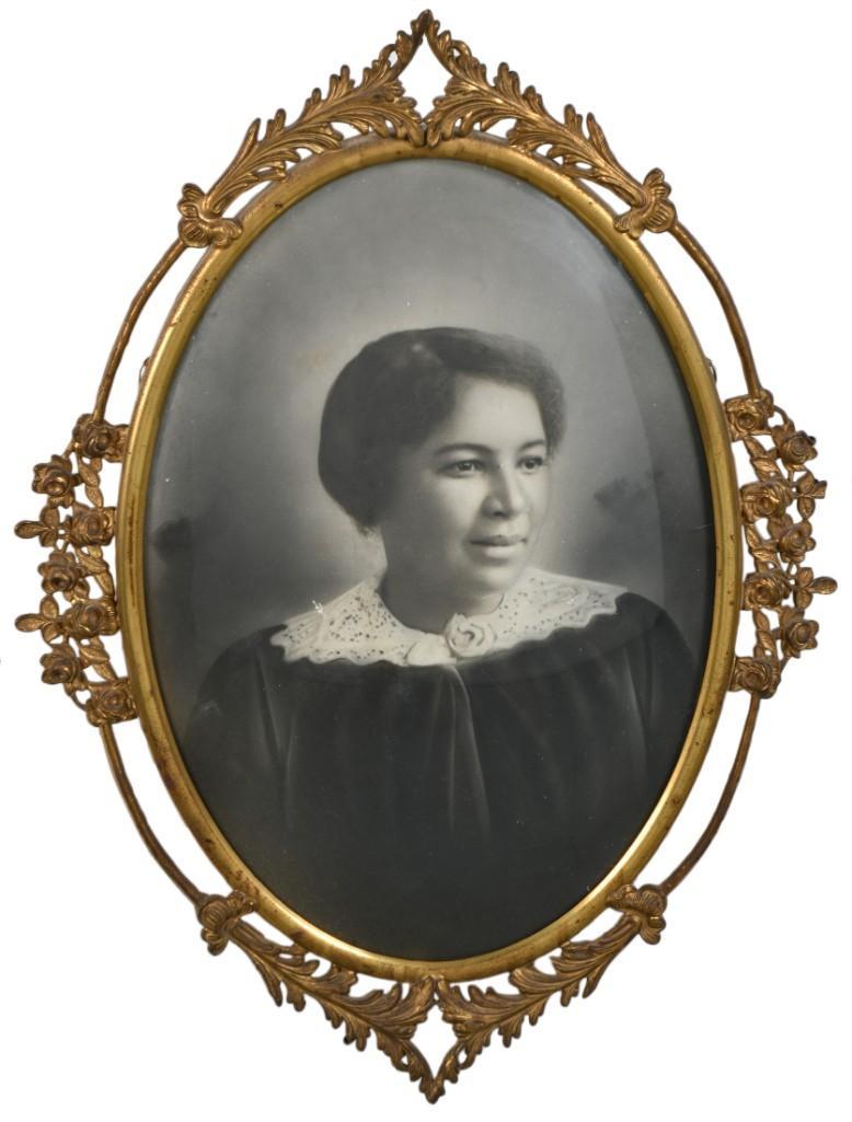 Large Format Family Images of Bill Pickett: Lot includes four approximately 19" x 26" images from the Bill Pickett family. Includes his mother Mary "Janie" (nee Gilbert), brother Ben, and himself. **Good condition overall. Some wear and imperfe