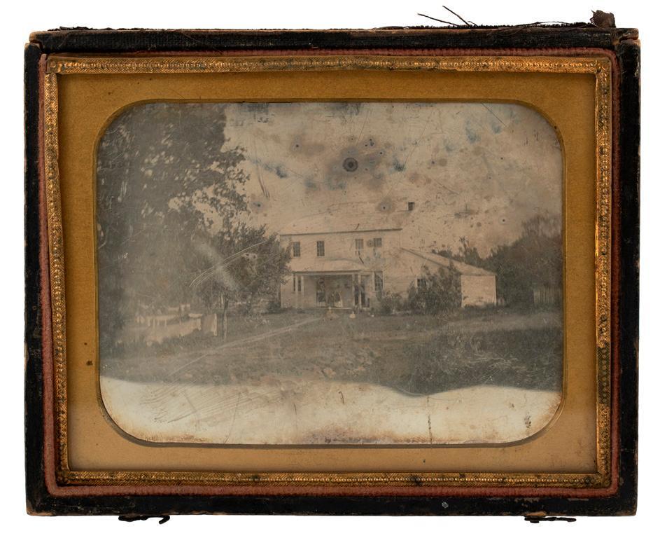 Quarter Plate Daguerreotype of a Home (1 of 1)