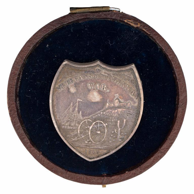 Silver Mexican War Veteran's Medal of John Coffee Hays (1 of 2)