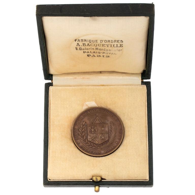 Three Aztec Club Medals Attributed to John Coffee Hays and Family (1 of 2)