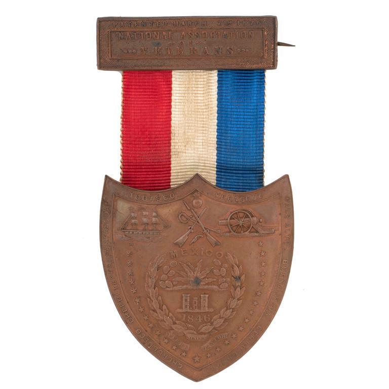 Mexican War Veterans Medal Attributed to James Thompson, 4th Texas Infantry (1 of 2)