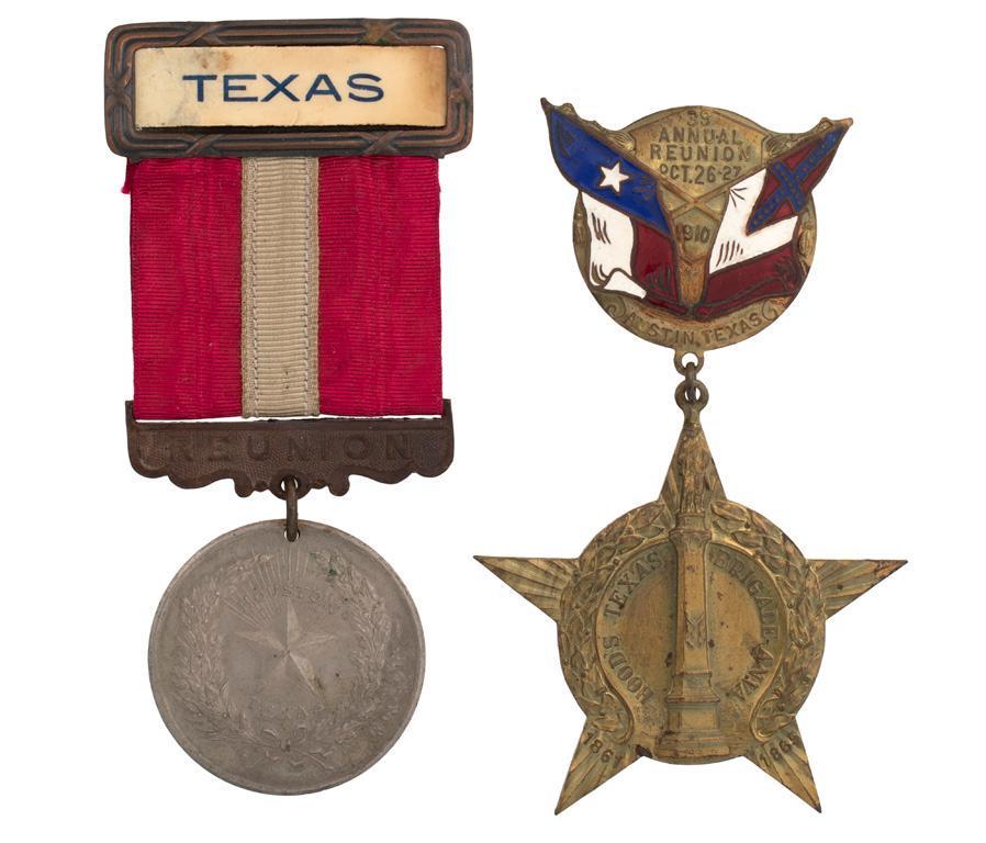 Lot of Texas Confederate Reunion Ribbons (1 of 2)