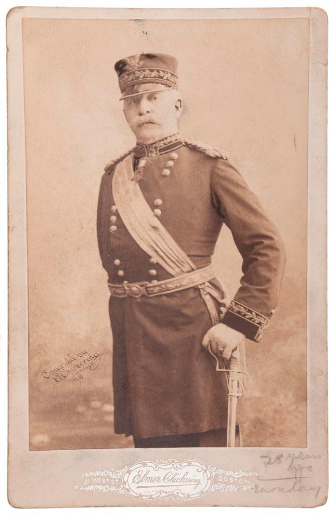 Cabinet Card of General Nelson Miles with Medal of Honor (1 of 2)