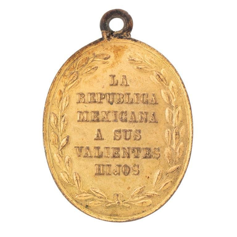 Republic of Mexico, Gold Medal for the Defence of Puebla, 1862 (1 of 2)