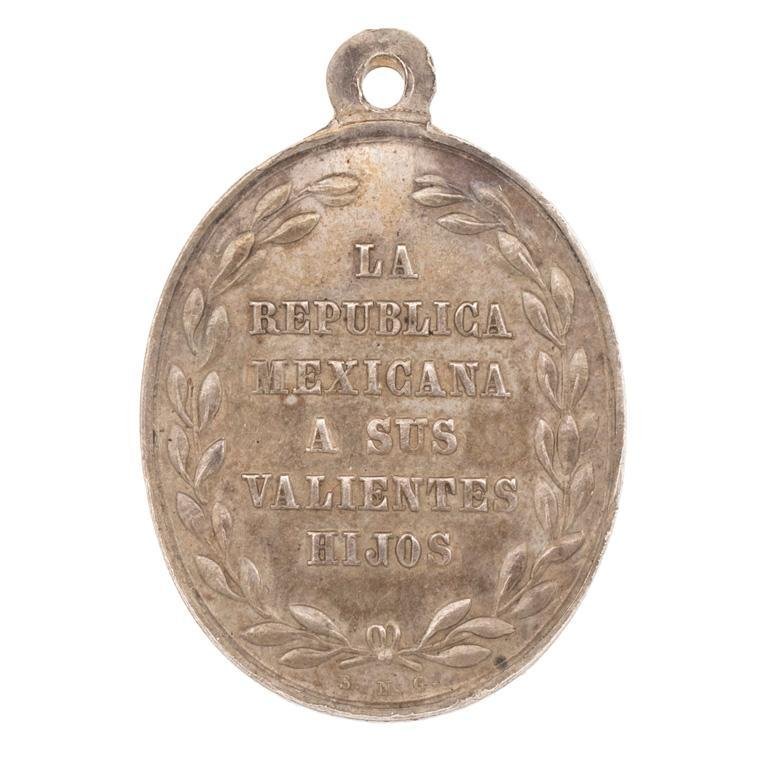 Republic of Mexico, Silver Medal for the Defence of Puebla, 1862 (1 of 2)