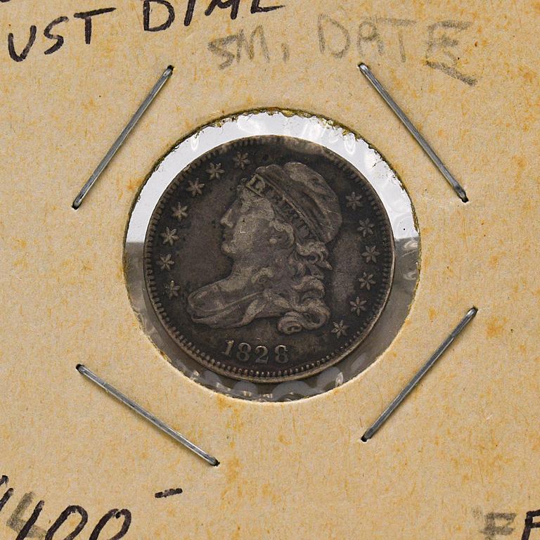 A 1828 United States Capped Bust Dime (1 of 2)