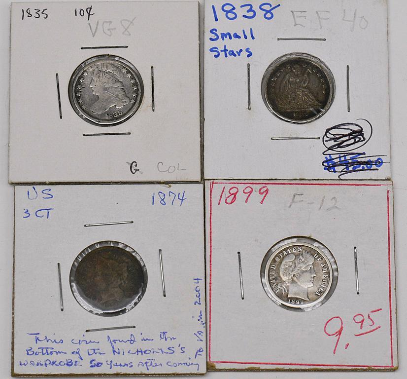 A Group of United States Dimes (1 of 5)