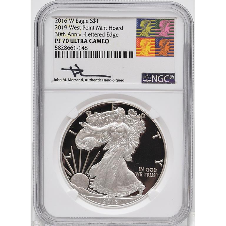 Graded 2016 Silver Walking Liberty One Dollar Coin (1 of 2)