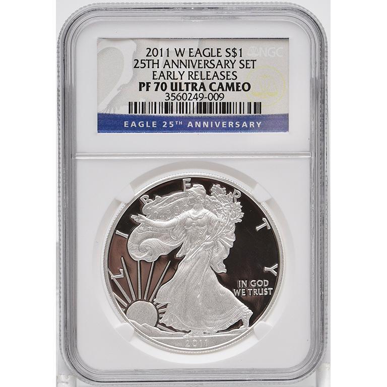 Graded 2011 Silver Walking Liberty One Dollar Coin (1 of 2)