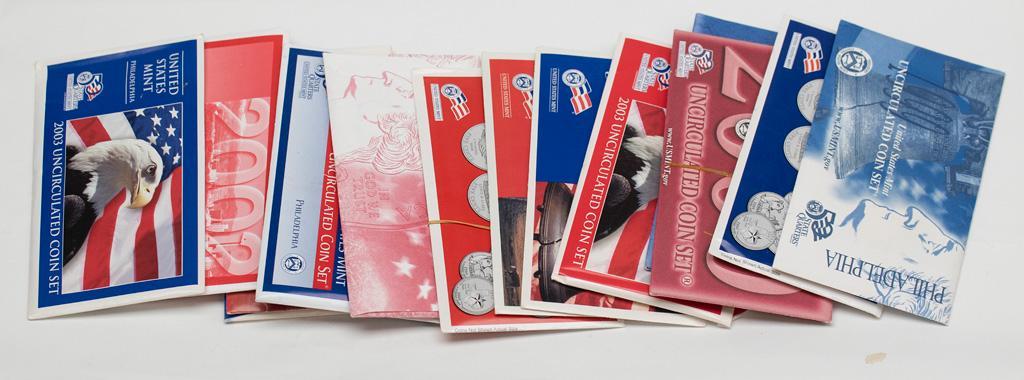 A Group of 14 United States Mint Proof Sets (1 of 2)