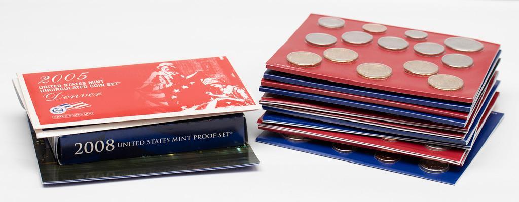 A Group of 15 United States Mint Uncirculated Coin Sets (1 of 3)