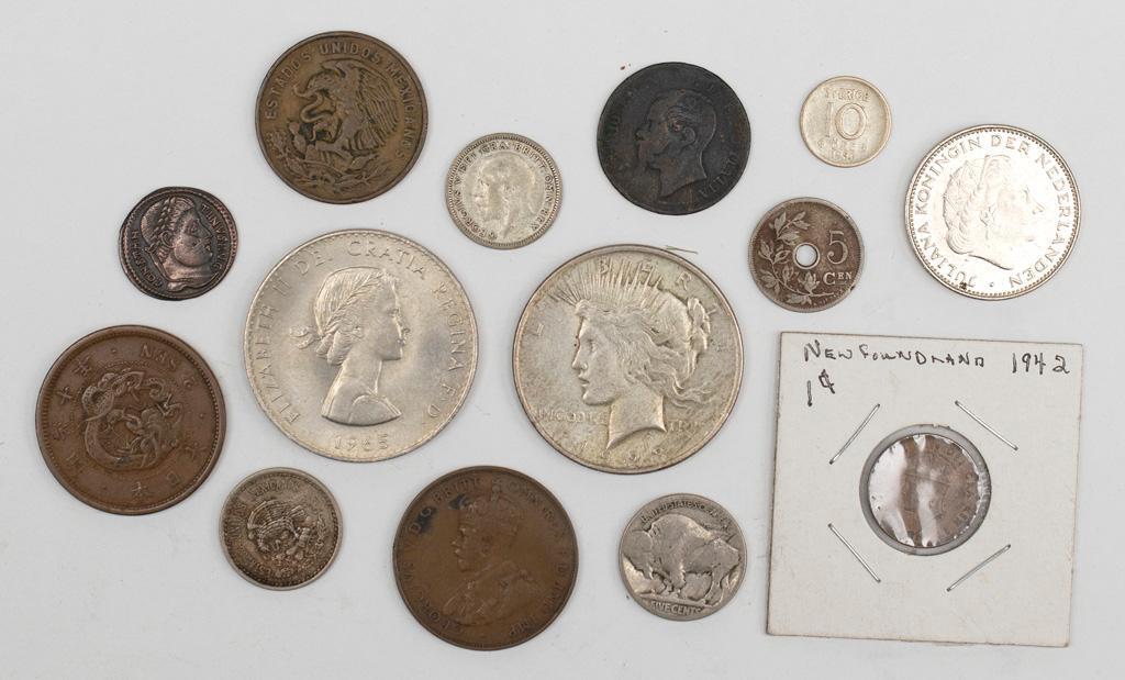 A Group of American and Foreign Coins (1 of 2)