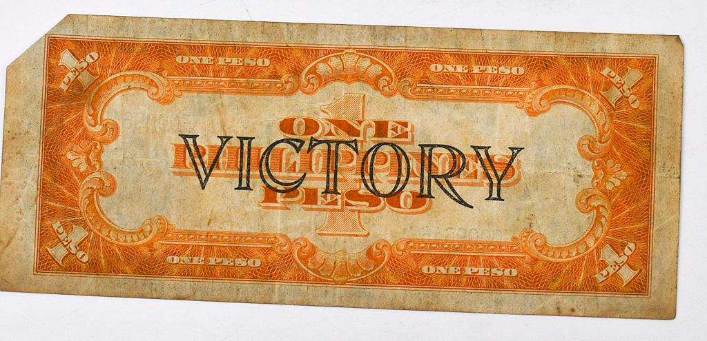 A Group of Foreign Paper Currency: A group of 35 Asian paper currency, includes yen, peso (Philippines) and other Asian country currency. Overall in good condition.