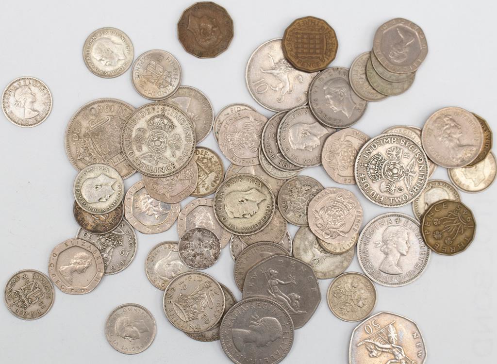 Group of British Pence Coins (1 of 2)