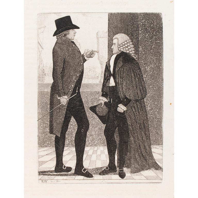 A Group of 6 18th Century Engravings by John Kay (Scottish, 1742-1826) (1 of 6)