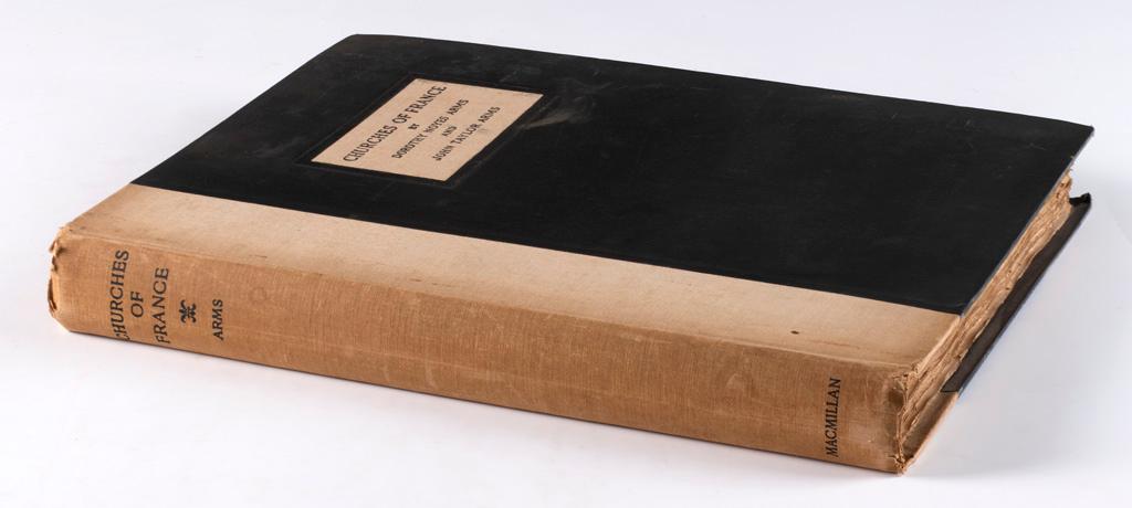 Churches of France by Dorothy Noyes Arms Limited Edition: Churches of France, text by Dorothy Noyes Arms with fifty-one reproductions of etchings and drawings by John Taylor Arms, all 51 etchings are present within the book. Original etching with pencil sign