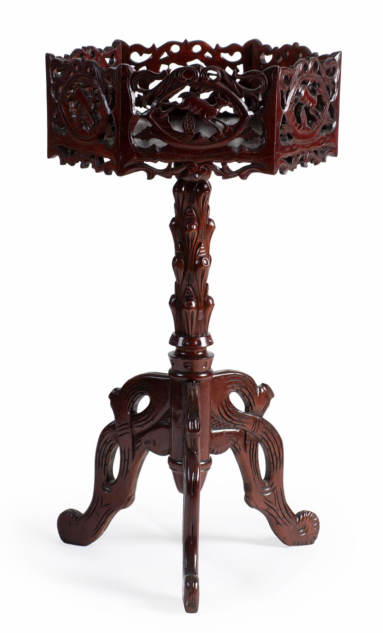 A Continental Carved Fern Stand (1 of 2)