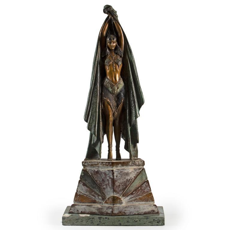 A Demetre Chiparus Antinea Bronze Sculpture (1 of 3)