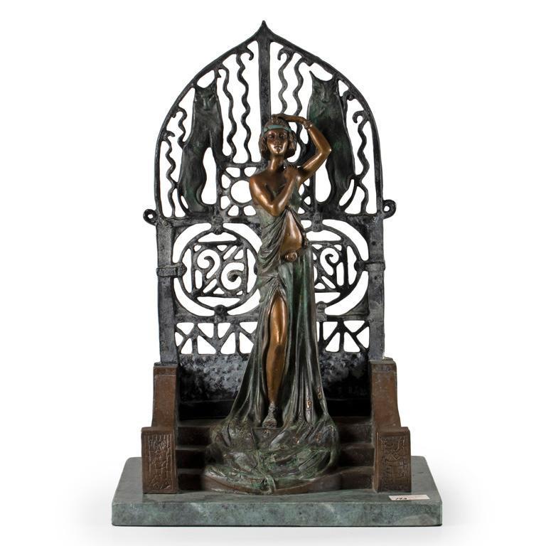 A Bronze Gates of Promise Sculpture by Chiparus (1 of 3)