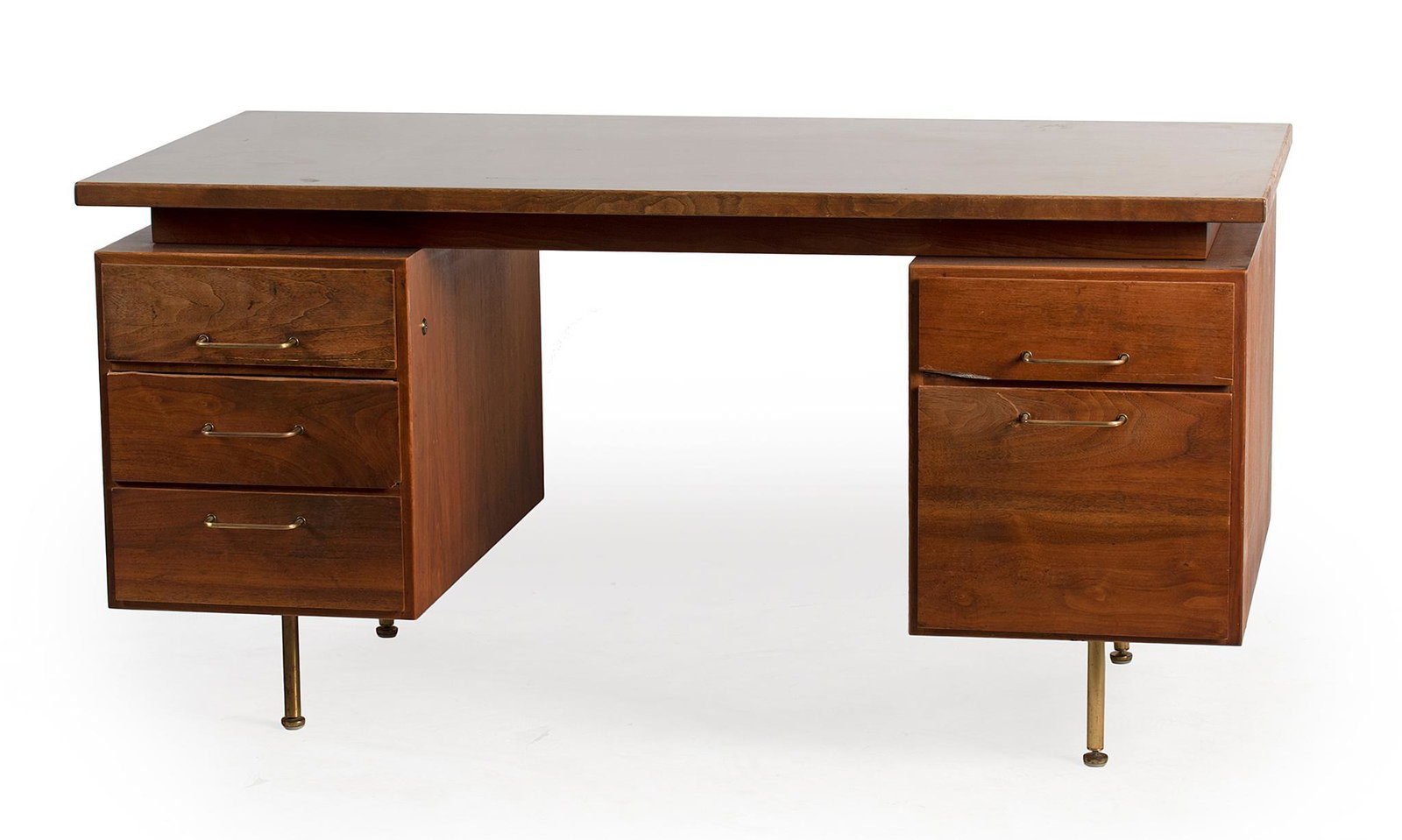 A Mid Century Modern Jens Risom Style Teak Desk (1 of 4)