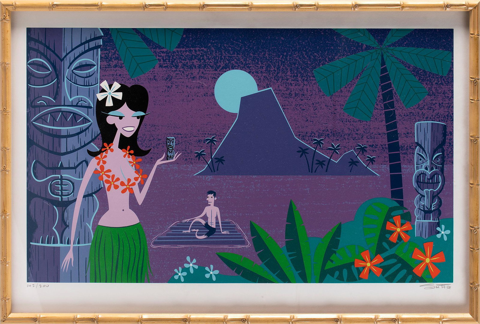 Josh Agle The Raft of Medusa Silkscreen Serigraph (1 of 3)