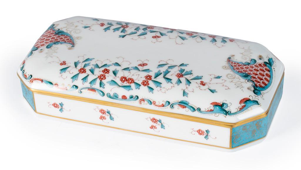 A Herend Porcelain Hand Painted Dresser Box (1 of 3)