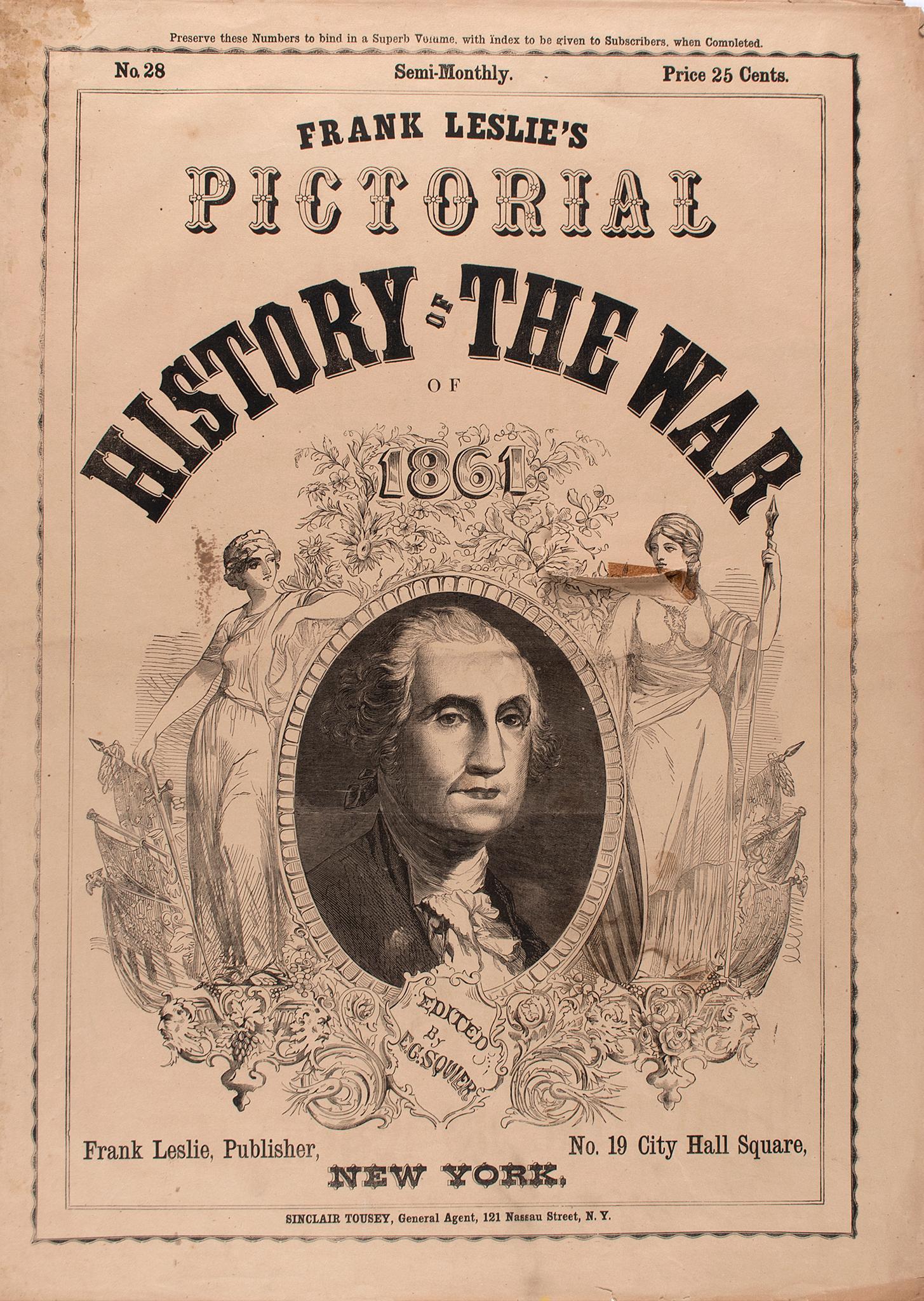Frank Leslies Pictorial History of the War George Washington Andrew Johnson Engraving by J. C. (1 of 5)