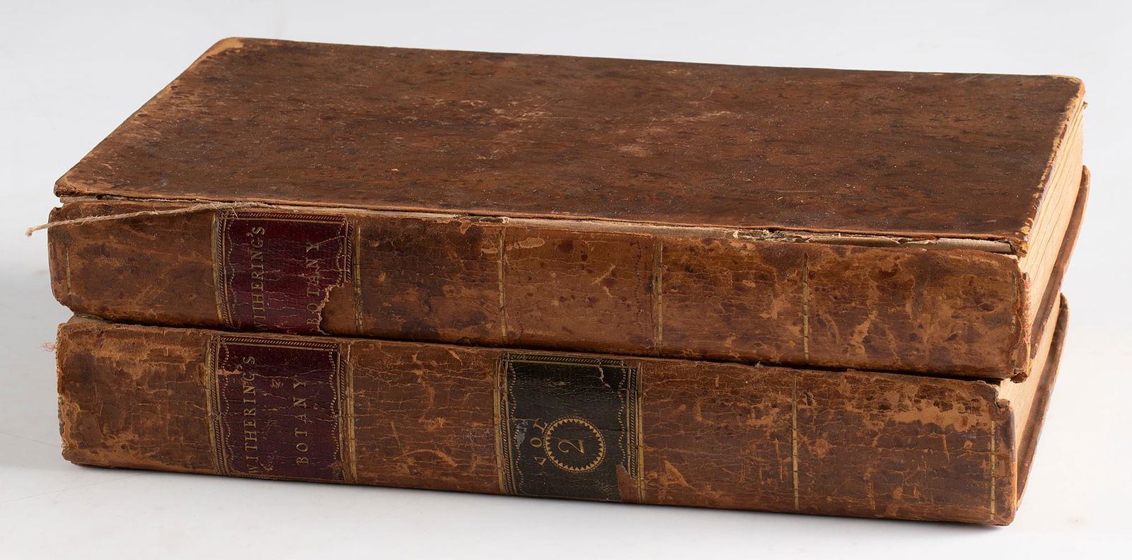 Witherings Botany Volume II & IV   Overall fair condition. (1 of 3)