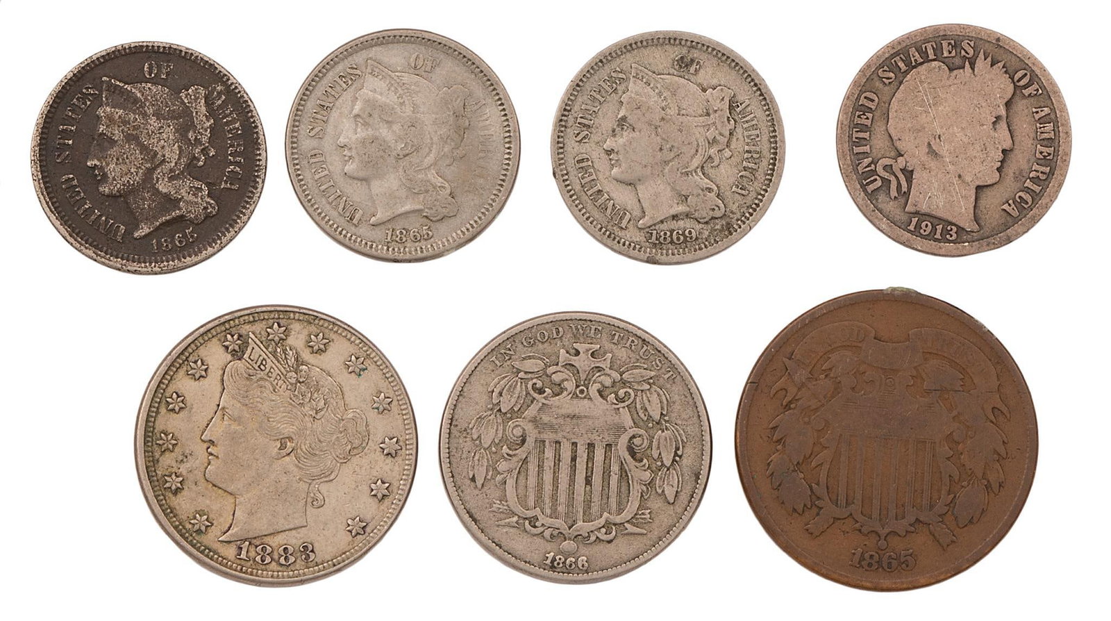 A Group of 19th Century United States Coins (1 of 2)