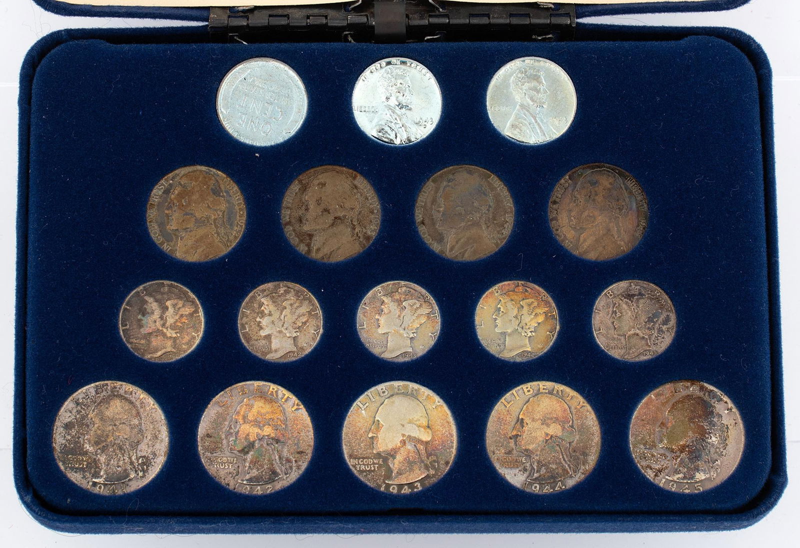 World War II United States 17 Coins Collection (1 of 2)