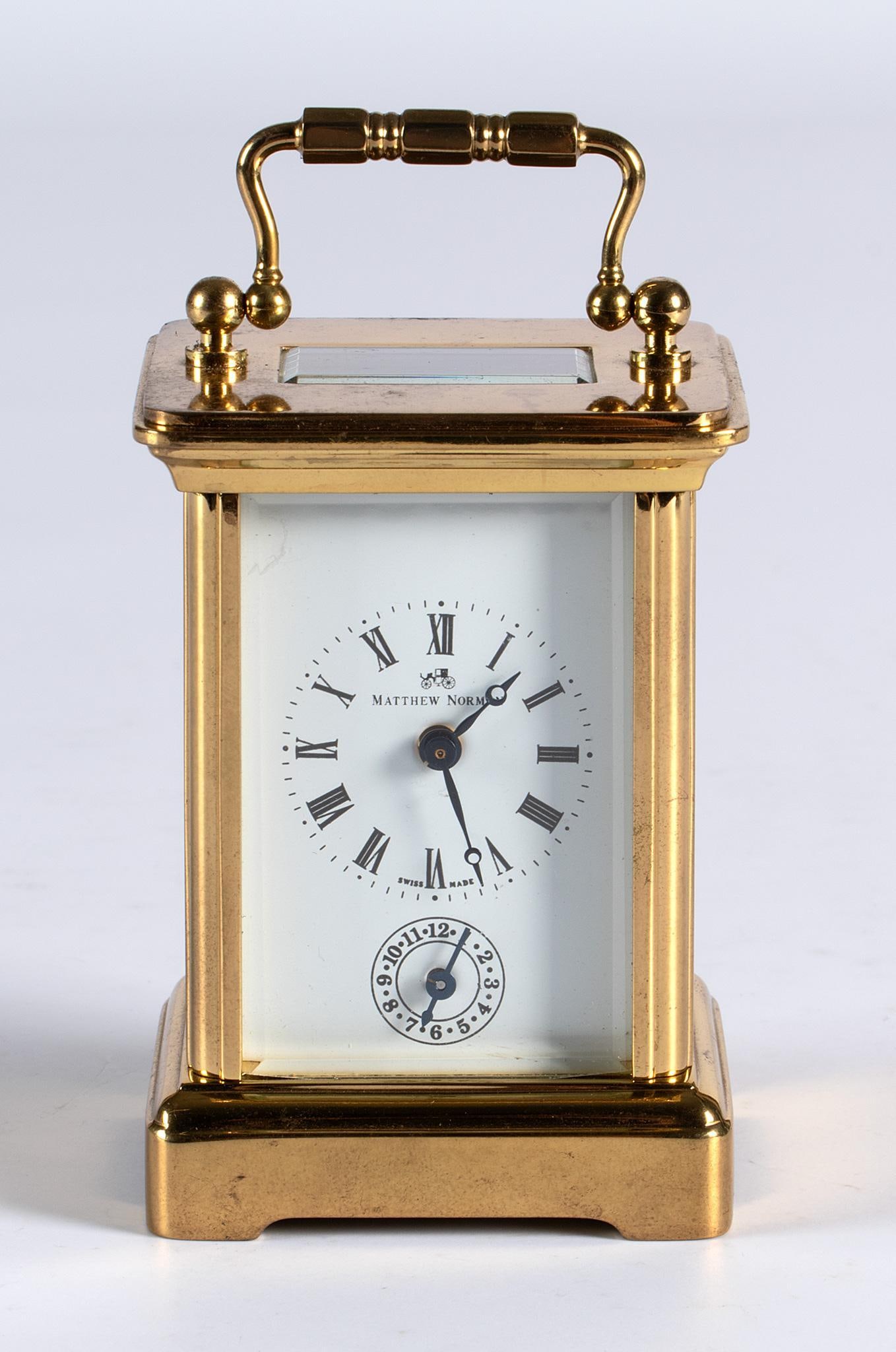 A Matthew Norman Brass Carriage Clock (1 of 4)
