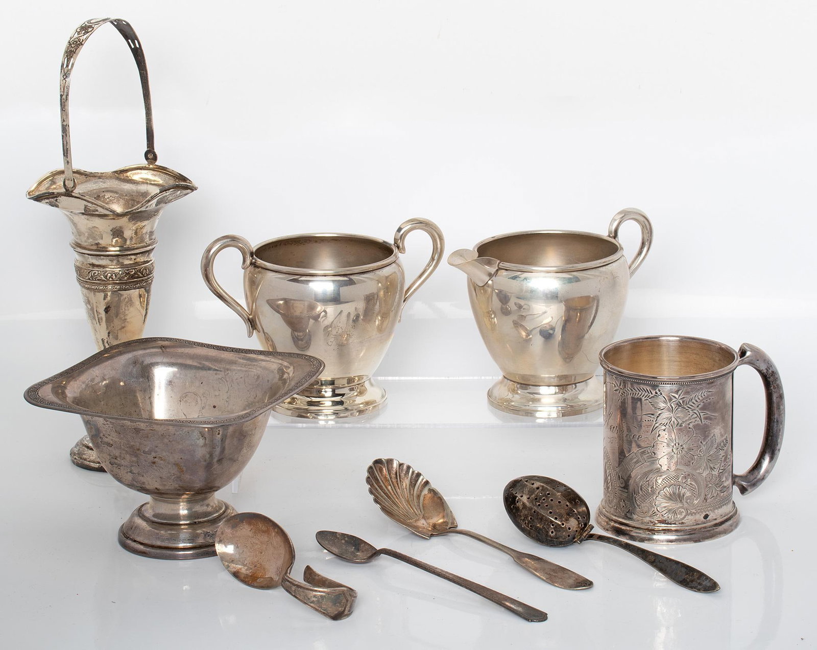 Grouping of Sterling Silver Tablewares (1 of 4)